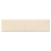 Paneles de pared 12 uds terciopelo color crema 60x15 cm 1,08 m²