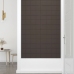 Paneles de pared 12 uds tela gris taupe 60x30 cm 2,16 m²