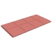 Paneles de pared 12 uds terciopelo rosa 60x30 cm 2,16 m²