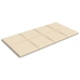 vidaXL Paneles de pared 12 uds terciopelo crema 60x30 cm 2,16 m²