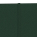 vidaXL Paneles de pared 12 uds tela verde oscuro 90x15 cm 1,62 m²