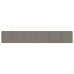 Paneles de pared 12 uds terciopelo gris claro 90x15 cm 1,62 m²