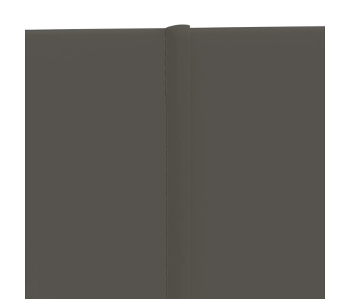 Paneles de pared 12 uds terciopelo gris oscuro 90x15 cm 1,62 m²