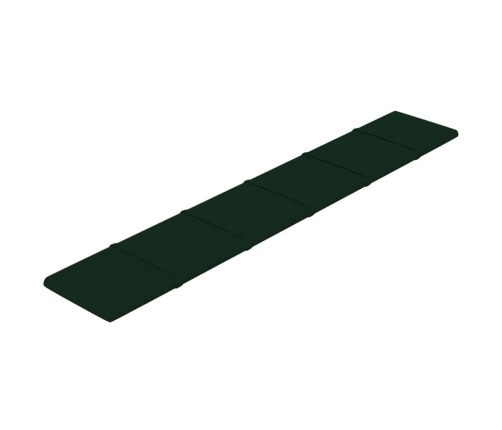 Paneles de pared 12 uds terciopelo verde oscuro 90x15 cm 1,62m²