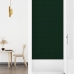 Paneles de pared 12 uds terciopelo verde oscuro 90x15 cm 1,62m²