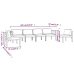 Set muebles de jardín 6 pzas y cojines aluminio gris antracita