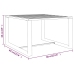 Set muebles de jardín 7 pzas y cojines aluminio gris antracita