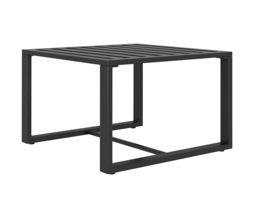 Set muebles de jardín 7 pzas y cojines aluminio gris antracita