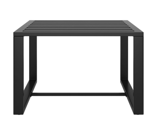 Set muebles de jardín 7 pzas y cojines aluminio gris antracita