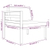 Set muebles de jardín 8 pzas y cojines aluminio gris antracita