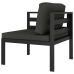 Set muebles de jardín 8 pzas y cojines aluminio gris antracita