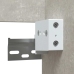 Armario de baño con espejo madera de ingeniería gris hormigón