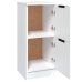 Aparadores 2 uds madera contrachapada blanco 30x30x70 cm