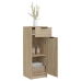 Armario de baño madera contrachapada roble Sonoma 32x34x90 cm