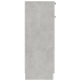 Armario de baño madera contrachapada gris hormigón 32x34x90 cm