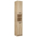 Armario de baño madera ingeniería roble Sonoma 32x34x188,5 cm