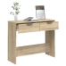 Mesa consola de madera contrachapada roble Sonoma 90x36x75 cm