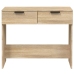 Mesa consola de madera contrachapada roble Sonoma 90x36x75 cm