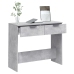 vidaXL Mesa consola de madera contrachapada gris hormigón 90x36x75 cm