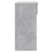 vidaXL Mesa consola de madera contrachapada gris hormigón 90x36x75 cm