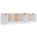 Mueble de TV madera contrachapada blanco 102x35x36,5 cm