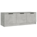 Mueble de TV madera contrachapada gris hormigón 102x35x36,5 cm