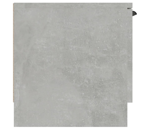 Mueble de TV madera contrachapada gris hormigón 102x35x36,5 cm