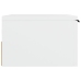 Mesitas de noche de pared 2 uds blanco 34x30x20 cm