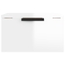 Mesitas de noche de pared 2 uds blanco brillo 34x30x20 cm