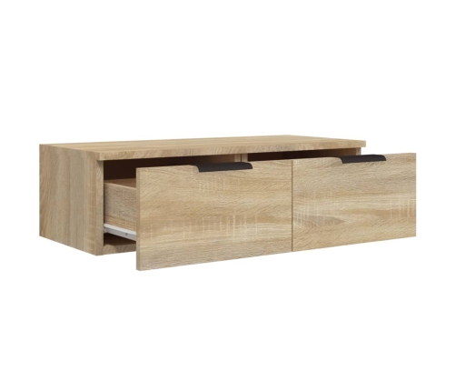 Armario de pared madera de ingeniería roble Sonoma 68x30x20 cm