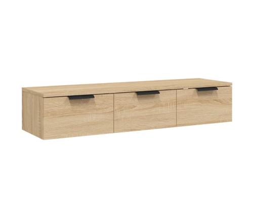 vidaXL Armario de pared madera de ingeniería roble sonoma 102x30x20 cm