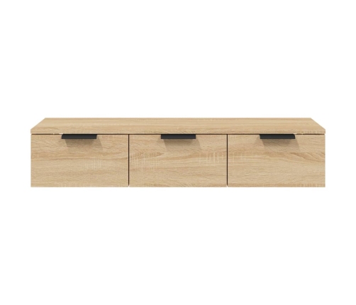 vidaXL Armario de pared madera de ingeniería roble sonoma 102x30x20 cm