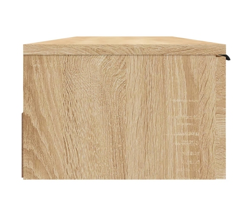 vidaXL Armario de pared madera de ingeniería roble sonoma 102x30x20 cm