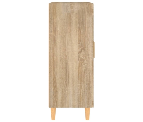 Aparador de madera contrachapada roble Sonoma 69,5x34x90 cm