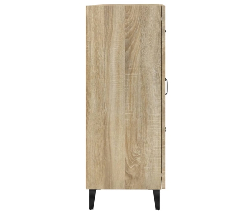 Aparador de madera contrachapada roble Sonoma 69,5x34x90 cm