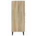 Aparador de madera contrachapada roble Sonoma 69,5x34x90 cm