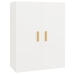 Armario de pared colgante blanco 69,5x34x90 cm