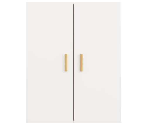 Armario de pared colgante blanco 69,5x34x90 cm