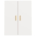 Armario de pared colgante blanco 69,5x34x90 cm