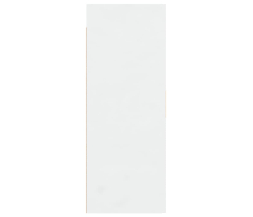 Armario de pared colgante blanco 69,5x34x90 cm