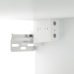 Armario de pared colgante blanco 69,5x34x90 cm