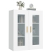 Armario de pared colgante blanco 69,5x34x90 cm