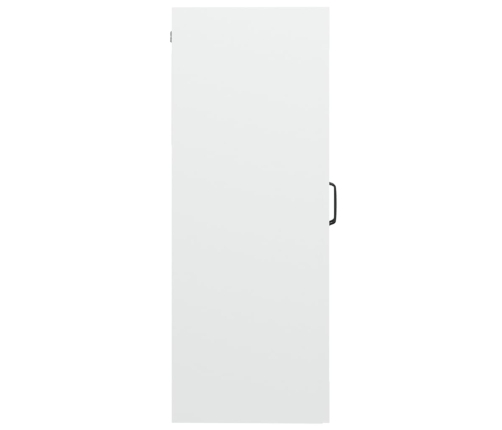 Armario de pared colgante blanco 69,5x34x90 cm