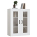 Armario de pared colgante blanco 69,5x34x90 cm