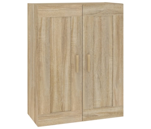 vidaXL Armario de pared madera ingeniería roble Sonoma 69,5x32,5x90 cm