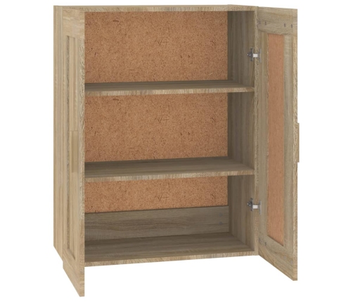 vidaXL Armario de pared madera ingeniería roble Sonoma 69,5x32,5x90 cm