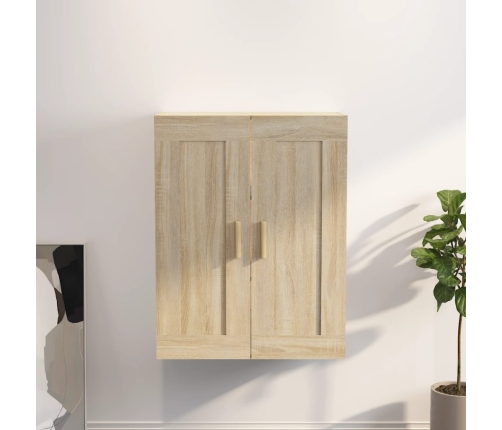 vidaXL Armario de pared madera ingeniería roble Sonoma 69,5x32,5x90 cm