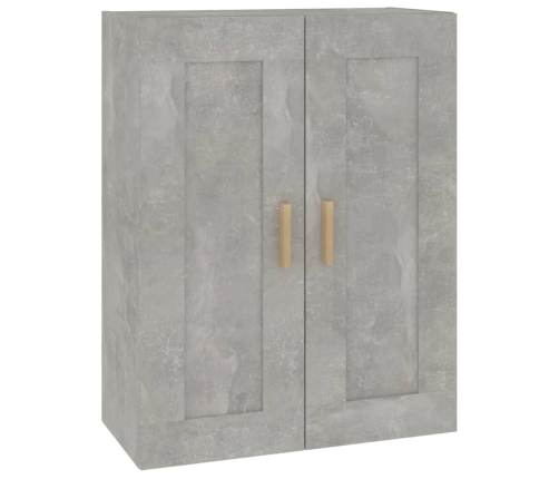 Armario pared madera ingeniería gris hormigón 69,5x32,5x90 cm