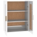 vidaXL Armario pared madera contrachapada blanco brillo 69,5x32,5x90cm