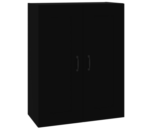 Armario colgante de pared negro 69,5x32,5x90 cm